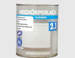 Heizkörperlack 2in1 glänzend Weiß