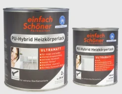 Heizkörperlack ultramatt Weiß