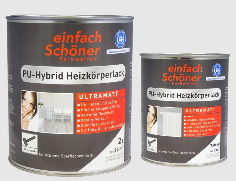 Heizkörperlack ultramatt Weiß