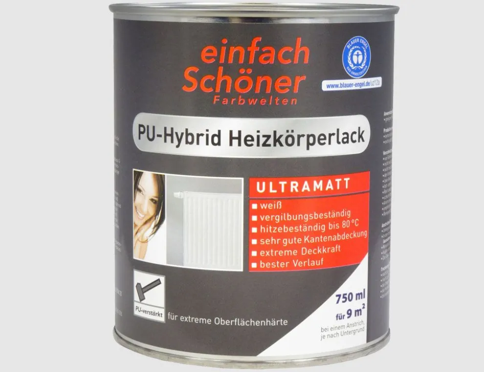 Heizkörperlack ultramatt Weiß