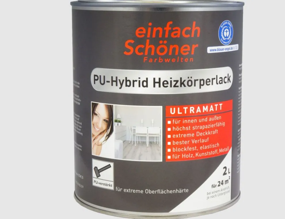 Heizkörperlack ultramatt Weiß