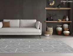 In- und Outdoor Teppich Pia Grau