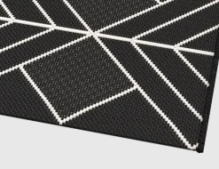 In- und Outdoor Teppich Pia Schwarz