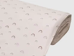 Jerseystoff Herz, Bogen Natur