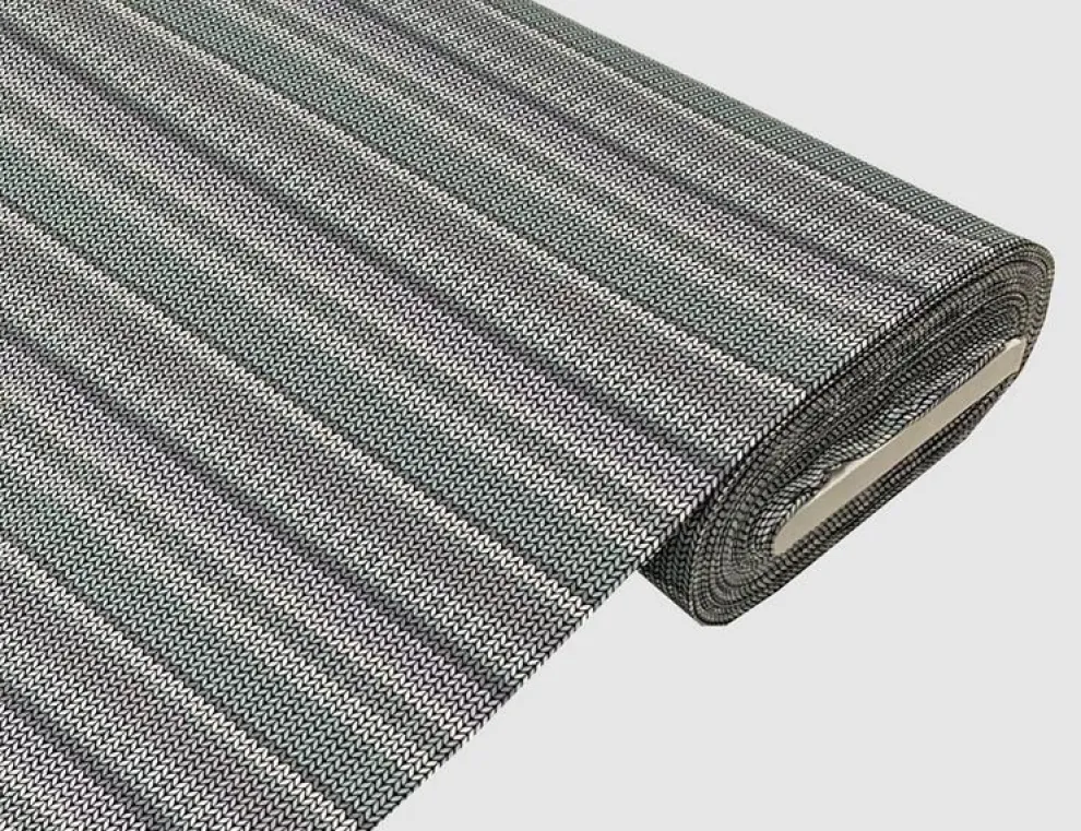Jerseystoff Häkeloptik Mint