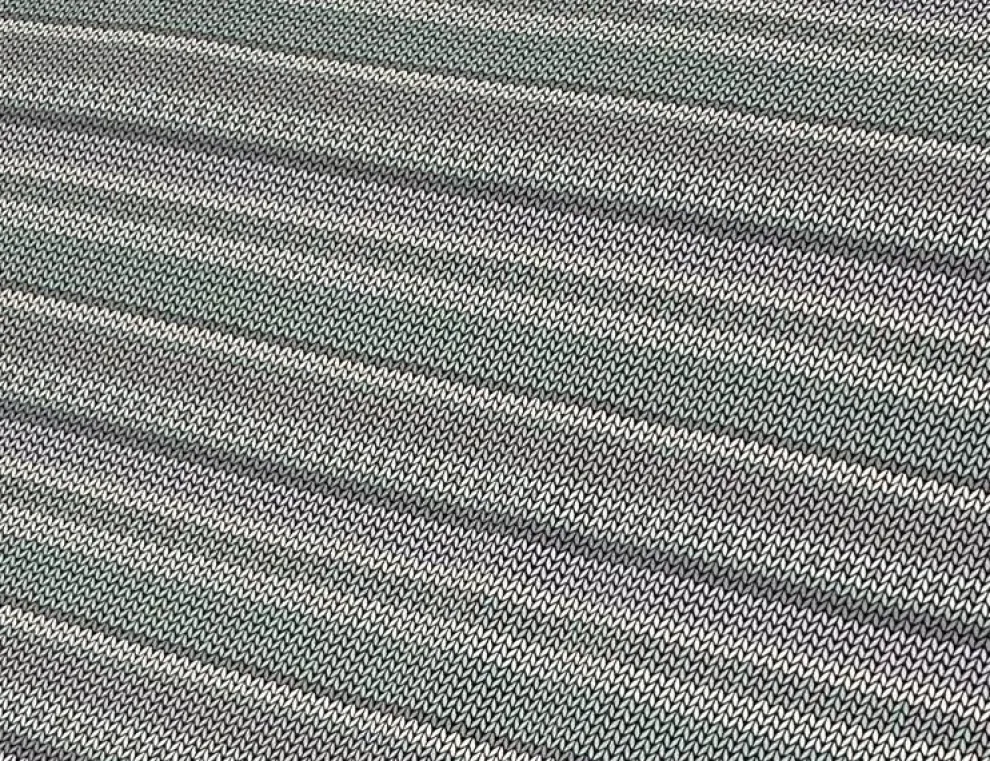 Jerseystoff Häkeloptik Mint
