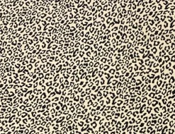 Jerseystoff Leopardenmuster Beige