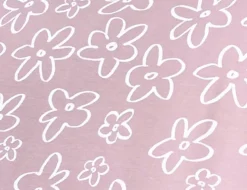 Jerseystoff Margerite Rosa