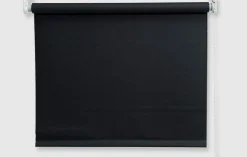 Kettenzugrollo schwarz
