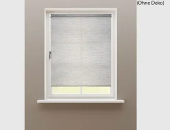 Kettenzugrollo Uni Grau 85x150cm