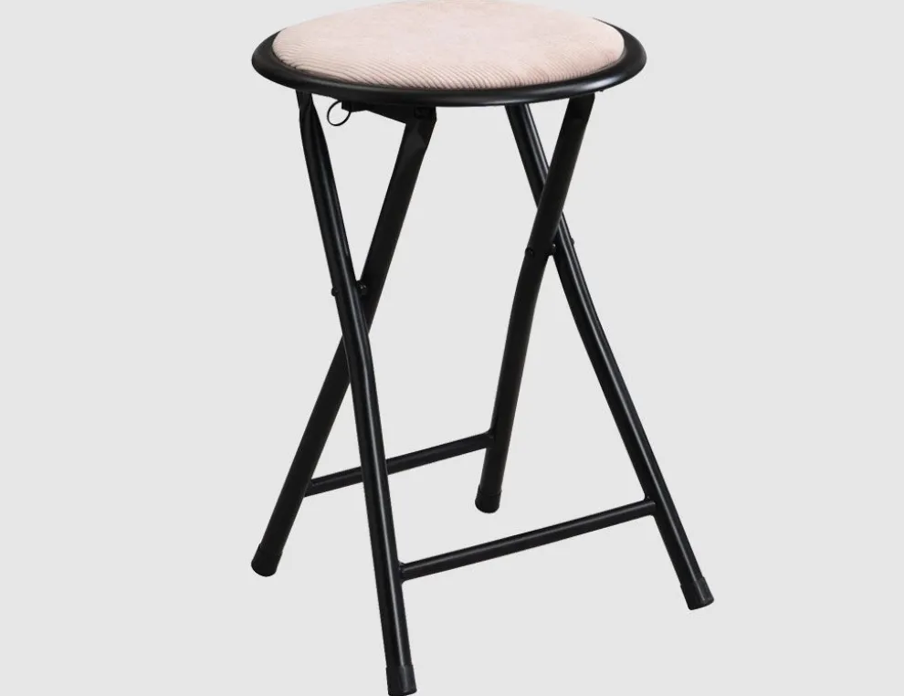 Klapphocker Cord Creme