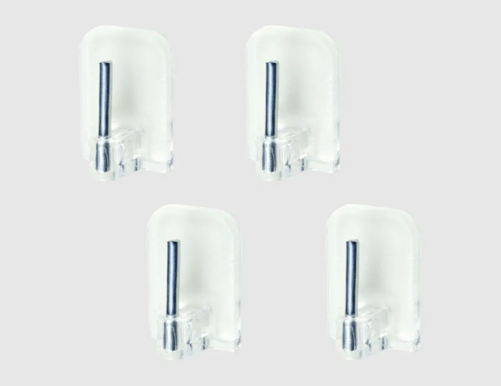 Klebehaken Transparent