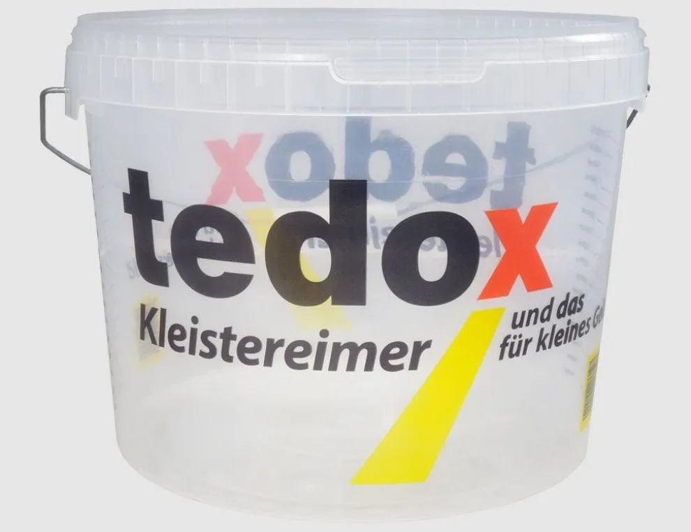 Kleistereimer mit tedox Logo