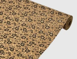 Korkstoff Blumen Braun, Schwarz