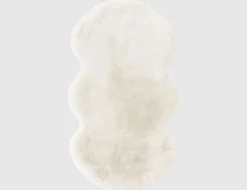 Kunstfellteppich Mia Creme