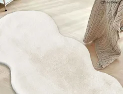 Kunstfellteppich Mia Creme