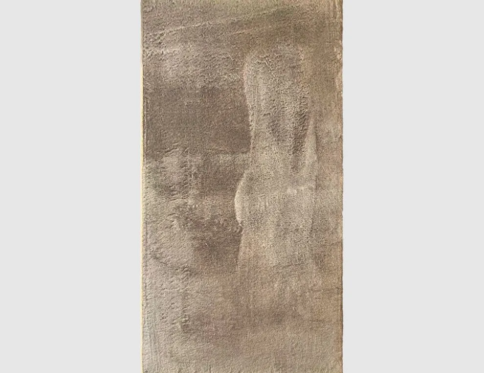 Kunstfellteppich Mia Hellbraun