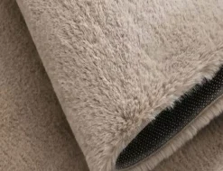 Kunstfellteppich Softy Beige