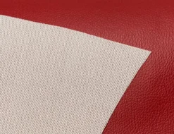 Kunstleder Uni Rot