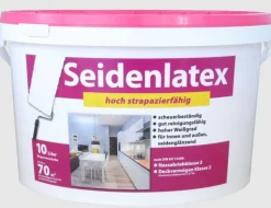 Latexfarbe Weiß seidenglanz