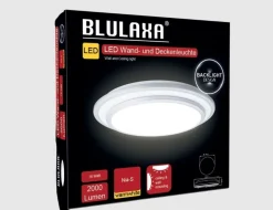 LED Deckenleuchte warmweiß mit Backlight-Design