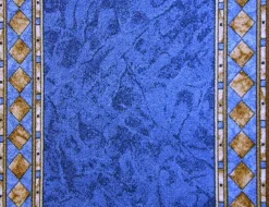 Läufer Cheops Blau