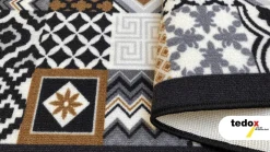 Läufer Mosaik Bunt