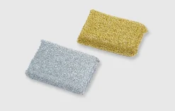 Lurexschwamm gold & silber