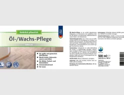 Öl-/Wachs-Pflege Farblos 500ml