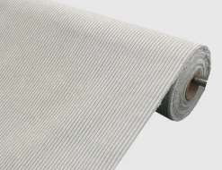 Möbelstoff Cord Hellblau, Grau