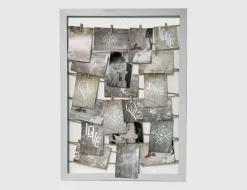 Memoboard mit Klammern+Kordel