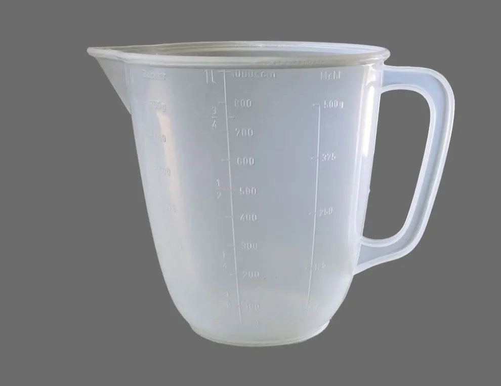 Messbecher transparent