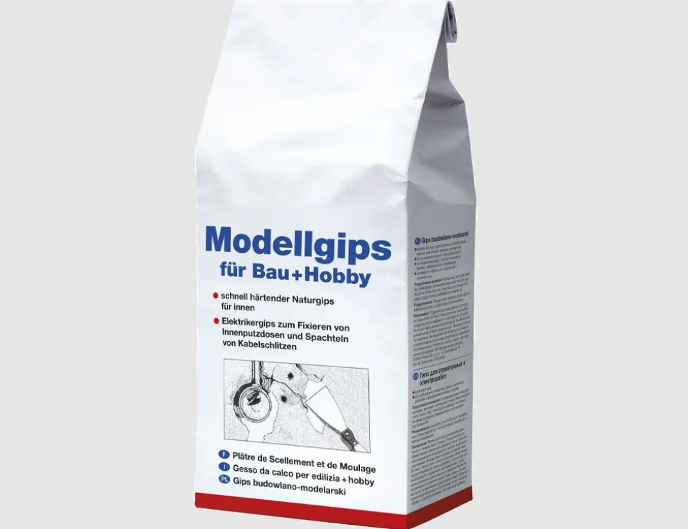 Modellgips für Bau + Hobby