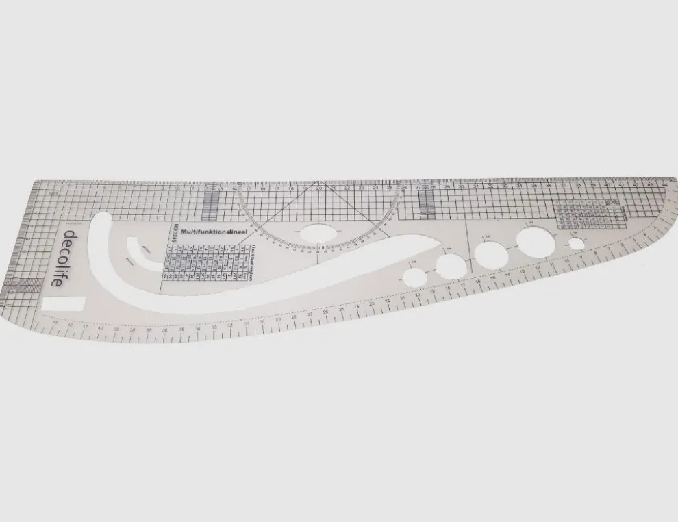 Mulitifunktionslineal Transparent