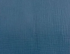 Musselin Double Gauze Blau