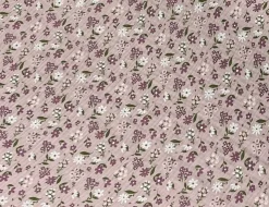 Musselin Double Gauze Blume Rosa
