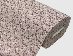 Musselin Double Gauze Blume Rosa
