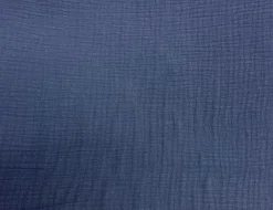Musselin Double Gauze Dunkelblau