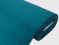 Musselin Double Gauze Petrol