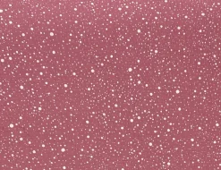 Musselin Double Gauze Punkte Rosé