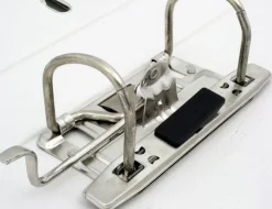 Ordner Wolkenmarmor breit grau
