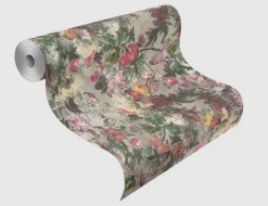 Papiertapete Blume Bunt