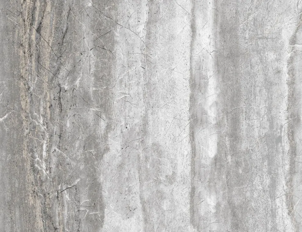 Papiertapete Grau, Silber