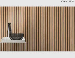 Papiertapete Holz Beige