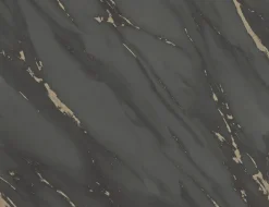 Papiertapete Marmor Schwarz