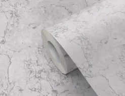 Papiertapete Marmorstruktur Grau