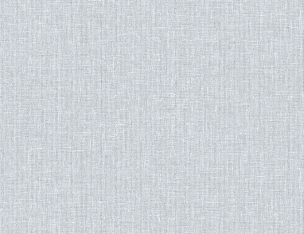 Papiertapete Textiloptik fein Hellgrau