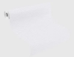 Papiertapete Uni Weiß