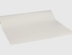 Papiertapete Uni Weiß, Silber