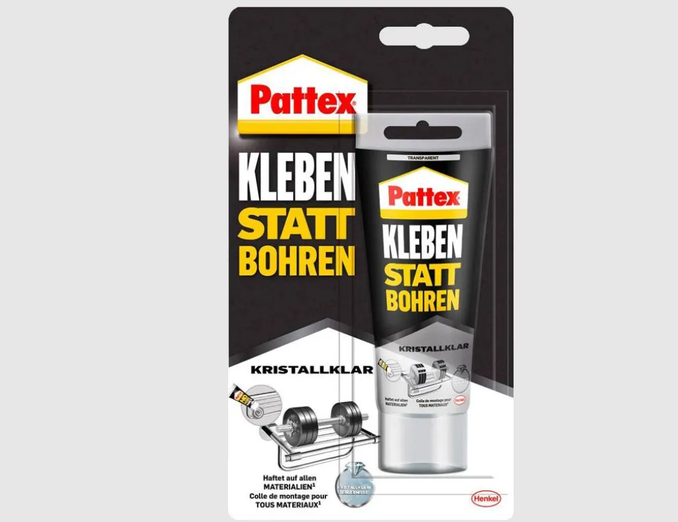 Pattex Kleben statt Bohren